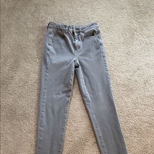 American Eagle gray jeans